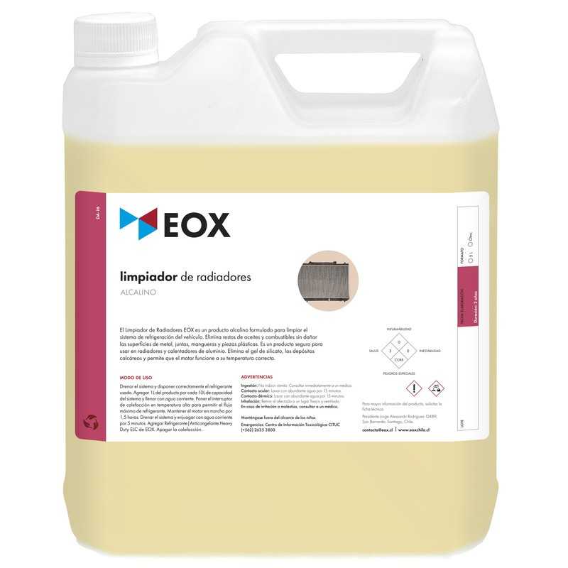 EOX - Limpiador de Radiadores - Alcalino - 5 L - DTPARTS